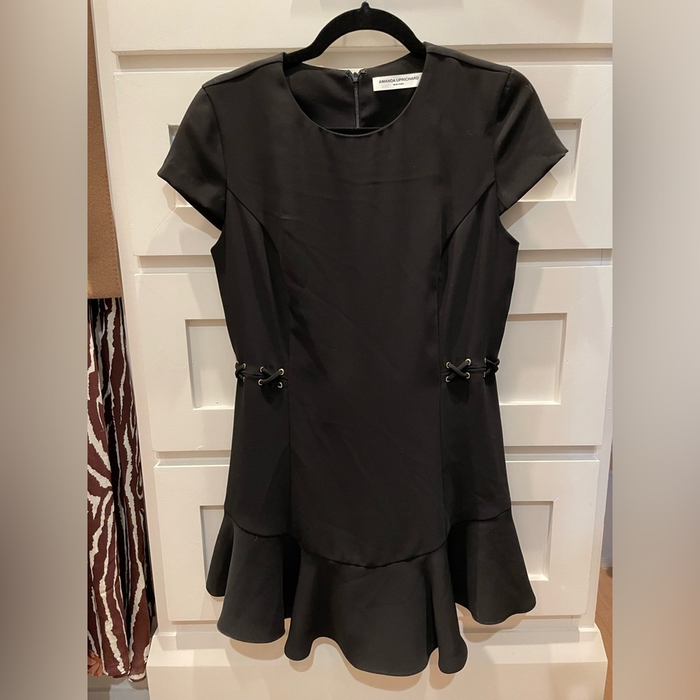 AMANDA UPRICHARD A-LINE CAP SLEEVE DRESS